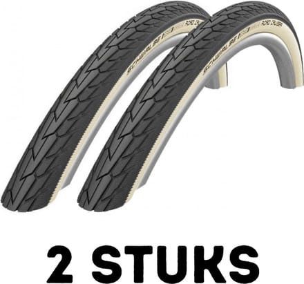 Fietsband - Buitenband - Set van 2 - Road Cruiser 28 x 1.40 (37-622) zwart/wit