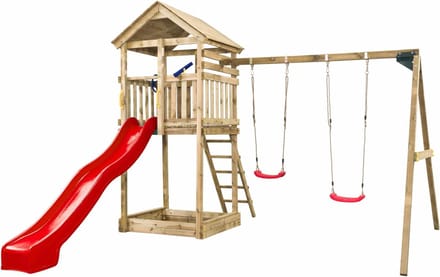Swing King Speeltoestel Daan rode glijbaan 7888006.RD
