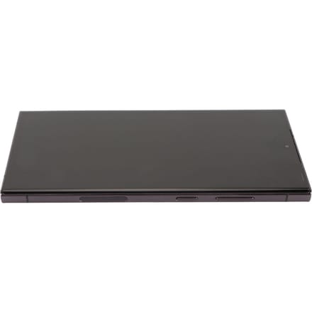 Écran tactile de remplacement pour téléphone portable noir avec cadre et empreintes digitales black