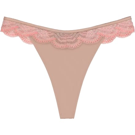 Triumph Comfort Glam String Dames Onderbroek - BEIGE