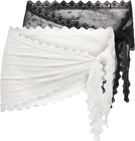 ONLY CARMAKOMA - CARALINE TRIANGLE LACE SCARF 2-PACK ACC - Meisjes - Sjaals