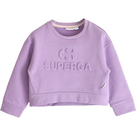 Superga Sweatshirt met kinderlogo (Donker blauwroze)