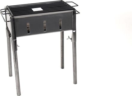 Gerimport Houtskoolbarbecue Exa 35 X 20 X 50 Cm Zwart/zilver