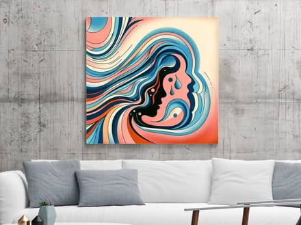 Kunstprint | Wanddecoratie | Dibond | 60 × 60 cm