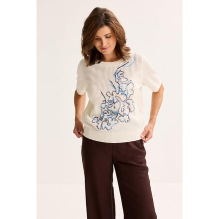 Geborduurde Ajourtrui