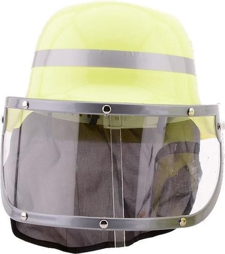 Johntoy Fireman's helmet with visor
