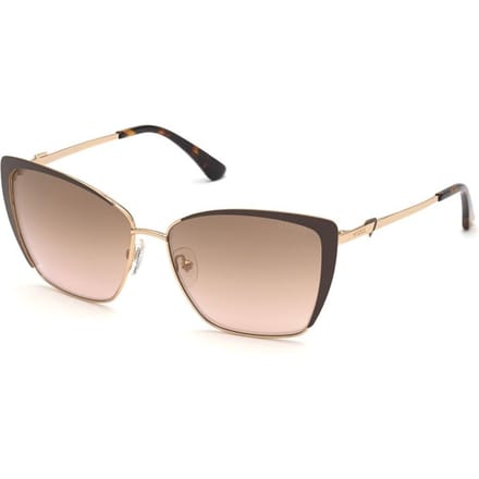 Bruine Metalen Zonnebril
