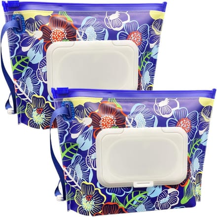 2 Stuks Herbruikbare Navulbare Reis Doekjes Etui Houder Klein Formaat