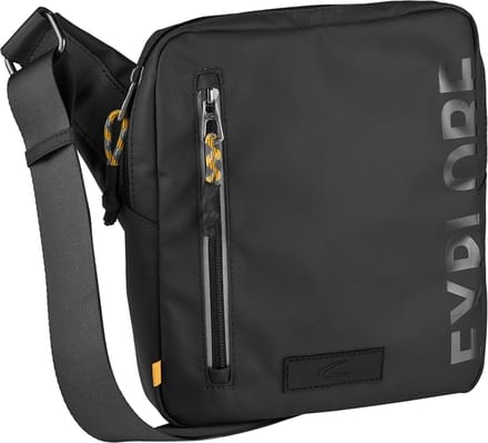 camel active Schoudertas Explore Cross Bag Black Zwart