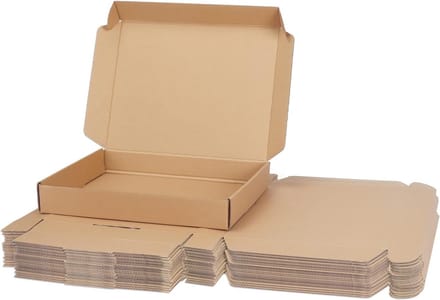 Bruine kartonnen doosjes met deksel 13x10x2 inch 25 stuks