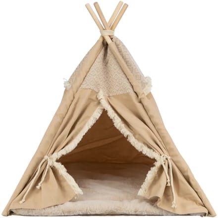Trixie - Kattenmand - Tipi Boho - Beige - 55X55X65 cm