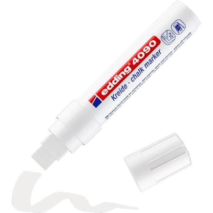 Krijtstift edding 4090 window schuin 4-15mm wit