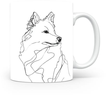 Beker Japanse Spitz