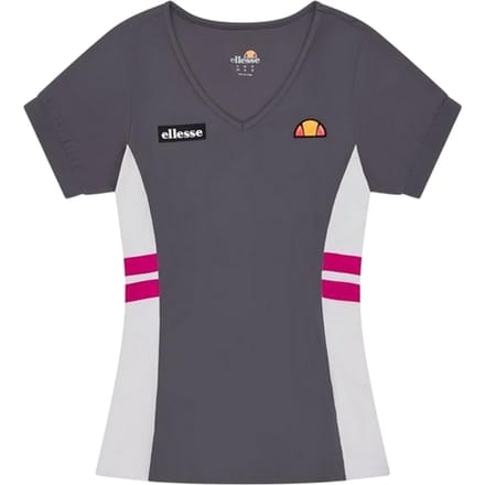 Ellesse Lowery T-shirt met V-hals voor dames (Donkergrijs)