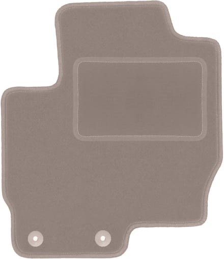 Beige bestuurdersmat voor: Mitsubishi Colt VII hatchback (2008-2012)