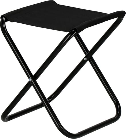 Springos Campingkruk | Opvouwbaar | Zwart