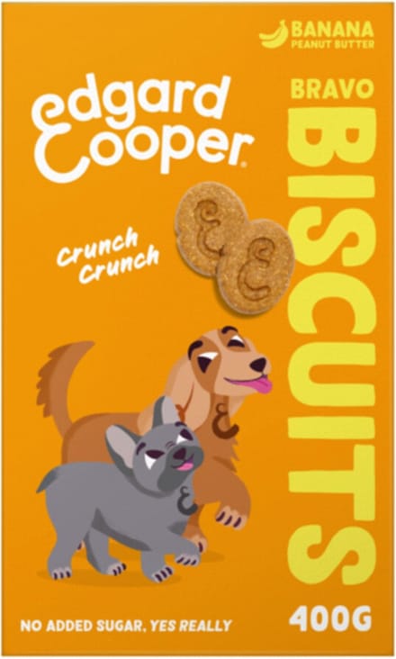 Edgard & Cooper Biscuit - Hondensnacks - Banaan 400 g