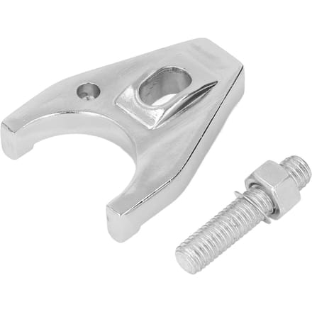 Verdelerklem Chroom Billet Aluminium Vasthoudklem met Bout Vervanging voor CHEVY VERDELERS V8 V6 gray