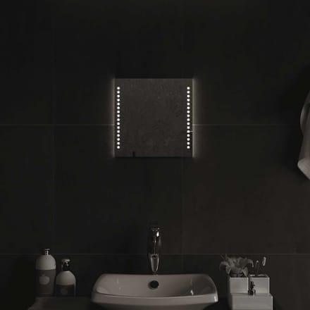 vidaXL Badkamerspiegel LED 30x30 cm
