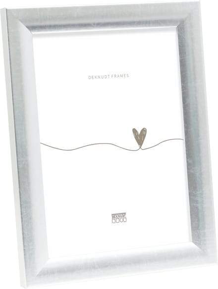 Deknudt Frames fotolijst S54SD2 - zilverkleur - hout - 20x28 cm