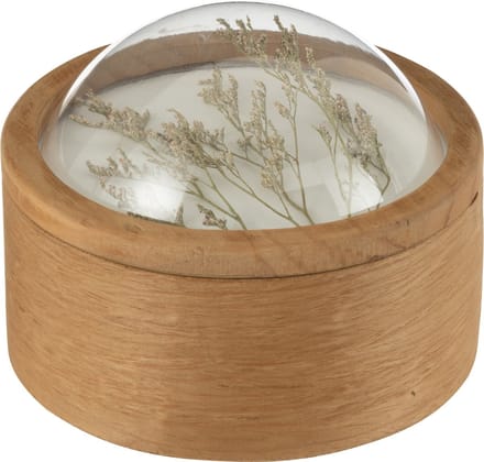 J-Line Opbergdoos Graan Hout Mix Small