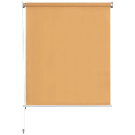 vidaXL - Rolgordijn - voor - buiten - 125(B)x140(H) - cm - beige