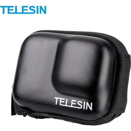 TELESIN Beschermtas Opbergtas Rits Draagtas Halfopen IP54 Waterdicht Vervanging voor zwart