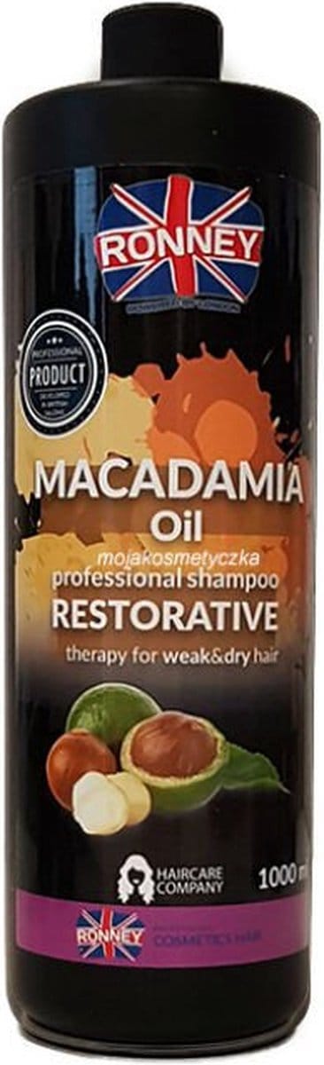 Ronney - Macadamia Oil Complex Professional Shampoo Restorative Strengthening Shampoo Macadamia 1000Ml
