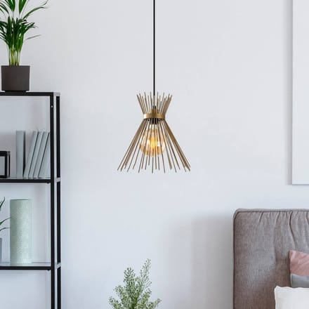 Opviq Hanglamp Kirpi 3082 1-lamp Ø34cm goud