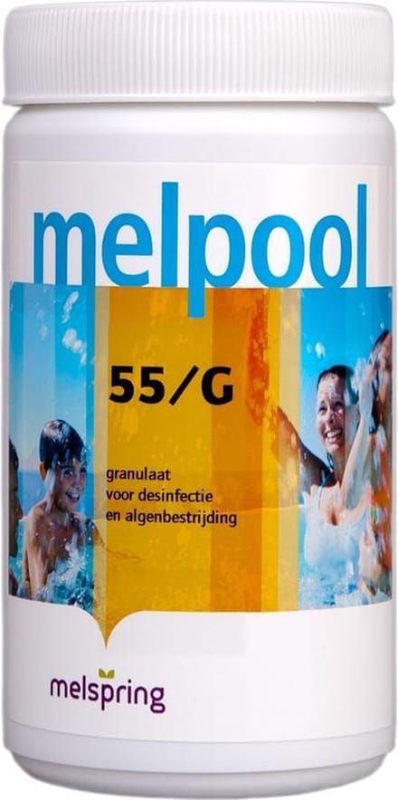 Melpool 55/G - Granulaat (1 kg) - Jacuzzi chloor - Jacuzzi Chloor Granulaat