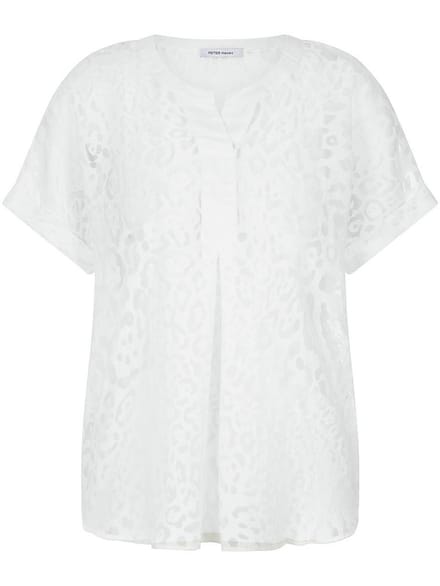 Overslagblouse Van Peter Hahn wit