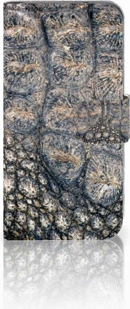 Samsung Galaxy S10e Telefoonhoesje met Pasjes Krokodillenprint