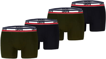 Pack of 4 men's Levis REPEAT LOGO SPW BOXER boxer shorts underwear pants