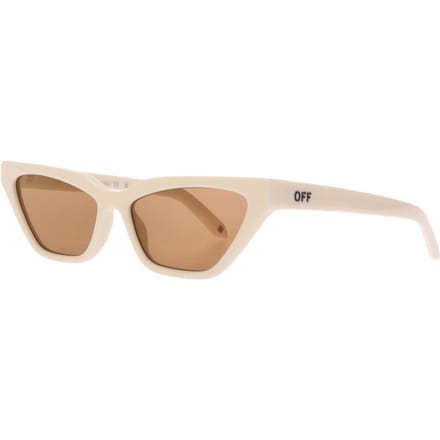 Off White Dames/Dames Madison Cat Eye Zonnebril (Goud)