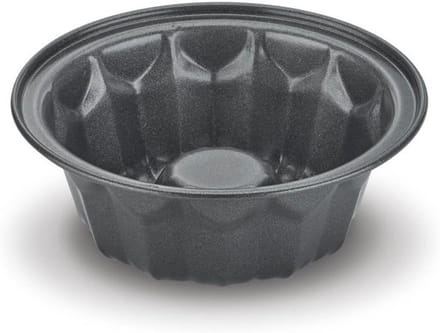 Mini Bakvorm Set - Muffin Bakvorm - Bakken Muffin - Gelijkmatige Verwarming - Small - Zwart