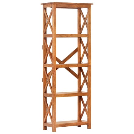 vidaXL Boekenkast 60x30x160 cm acaciahout met honingafwerking