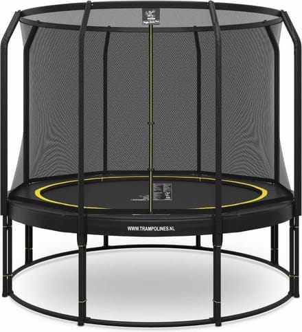 Magic Circle Pro - Trampoline met veiligheidsnet - ø 305 cm - Zwart - Ronde trampoline met net - Buitenspeelgoed