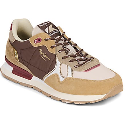 Pepe Jeans Brit City Schoenen Bruin EU 39 Vrouw