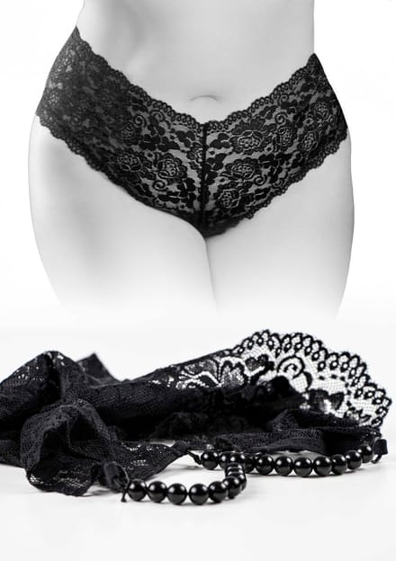 Pipedream - Pleasure Pearl BShorts +Size - Anal Toys Beads Zwart