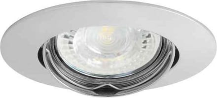 Kanlux LUTO inbouwspot Rond Chroom Kantelbaar