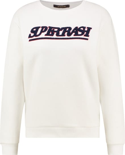 Supertrash - Trui - Sweater Dames - Wit - XS