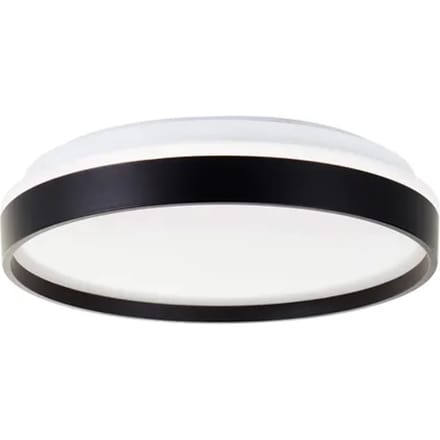 Brilliant Plafondlamp Britt - Zwart - 33cm - Cct - 22w