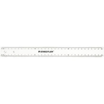 Staedtler Ruler 30cm plastic transparent 20pcs.