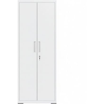 Ochama 4-Laags Archiefkast, Multifunctionele Kast, Stalen Opbergkast, Dubbele Deuren, Grijs