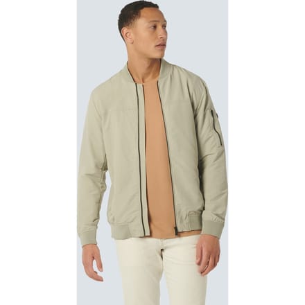 No Excess Jacket Short Fit Bomber Stone Größe: S | Bomberjacken Outlet | Herren