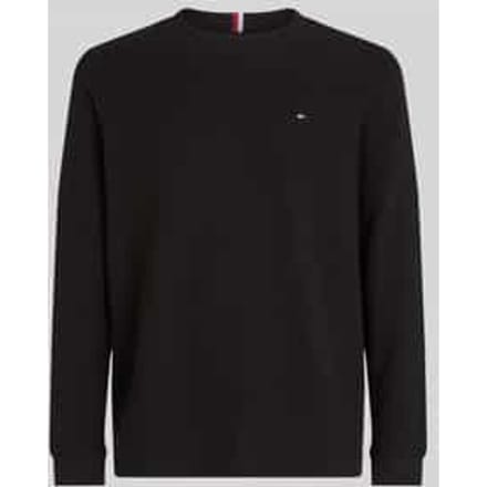 Regular fit shirt met lange mouwen met subtiel logodetail