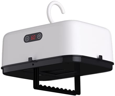 Draagbare Kledingdroger – Mini Draagbare Droger – Opvouwbaar & Compact – Met Afstandsbediening & UV-Licht – Voor Thuis & Studenten – Wit