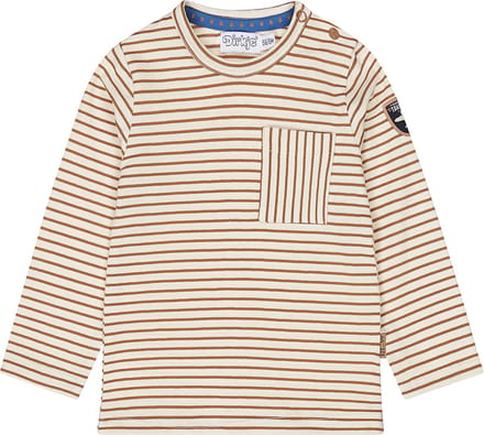 Dirkje-Jongens T-shirt ls- Bruin
