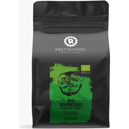 Rösttrommel Kaffeerösterei Rösttrommel Bio Espresso Blend 1kg