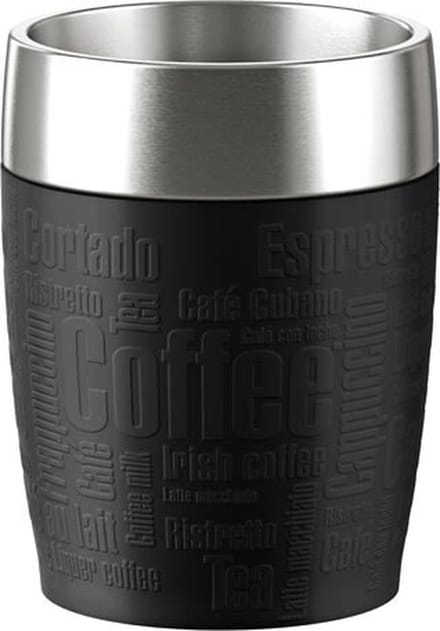EMSA TRAVEL CUP kopje Zwart